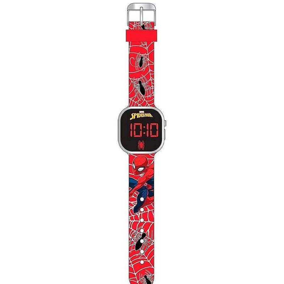 Juguetes Electr Nicos Kids Euroswan | Reloj Spiderman Led