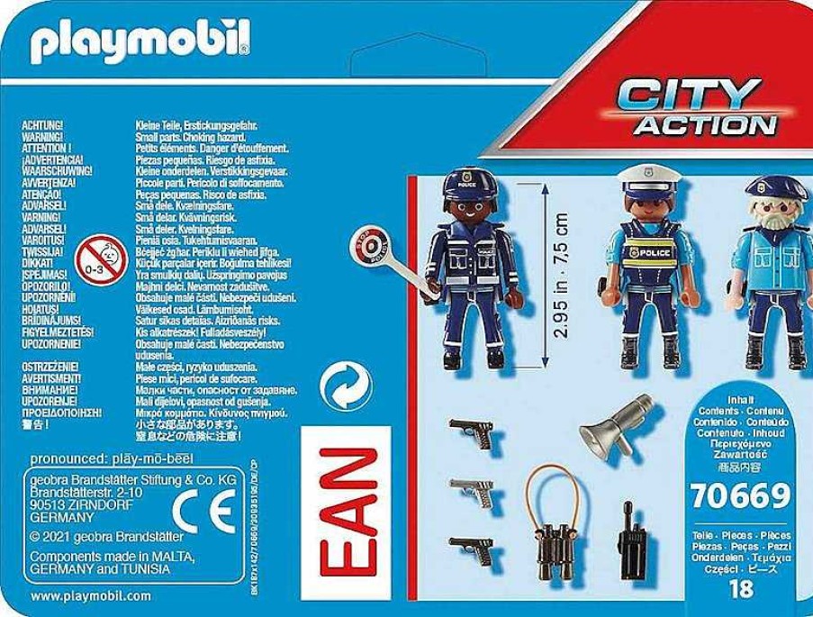 Playmobil Playmobil | Playmobil City Action Set Figuras Polic A