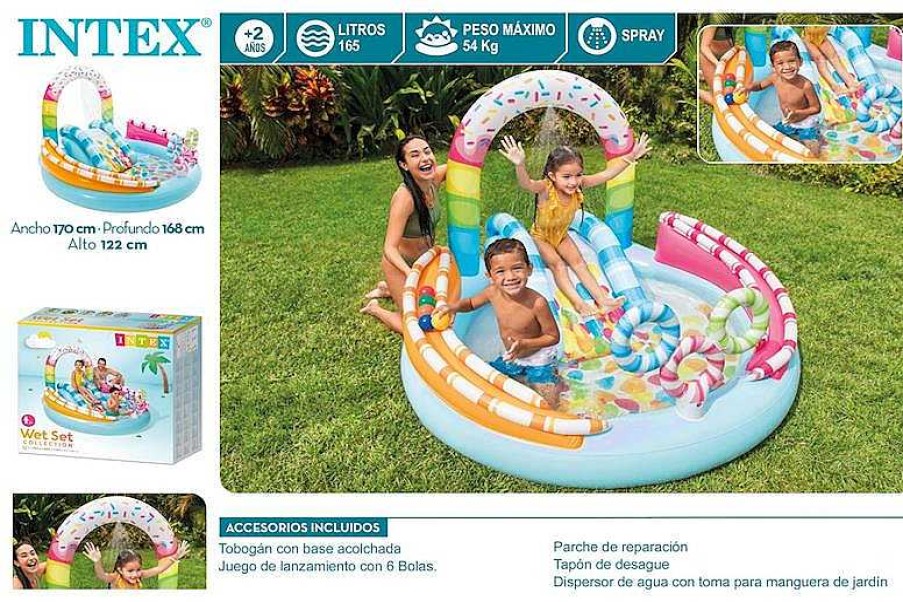 Juguetes Para Piscina Y Accesorios Intex | Piscina Hinchable Golosinas Con Tobog N