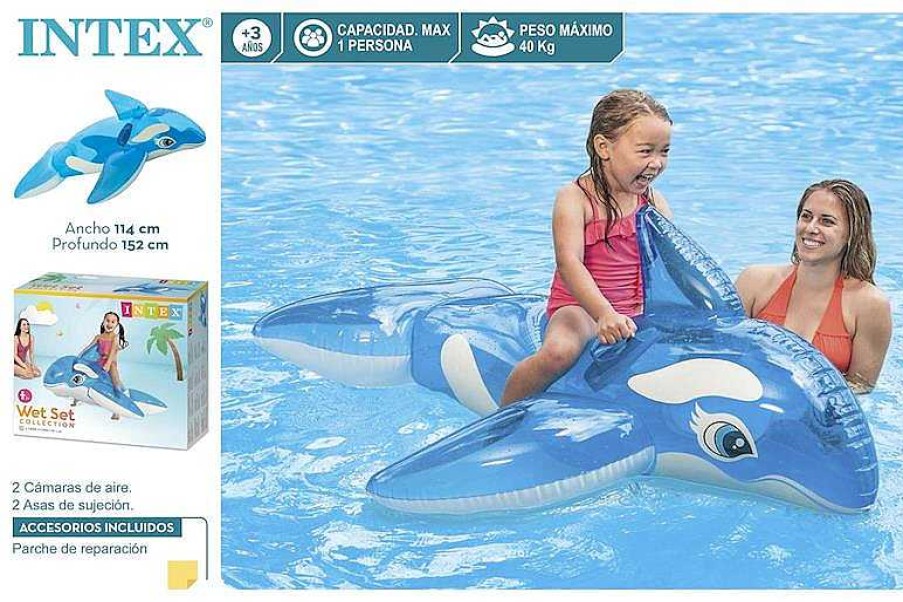 Juguetes Para Piscina Y Accesorios Intex | Colchoneta Hinchable Ballena Intex