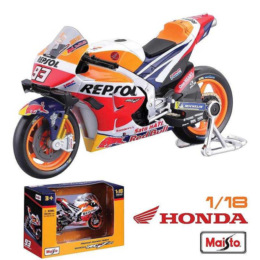 Veh Culos De Juguete Goliath | Moto Repsol Honda Motogp Marc Marquez Escala 1:18