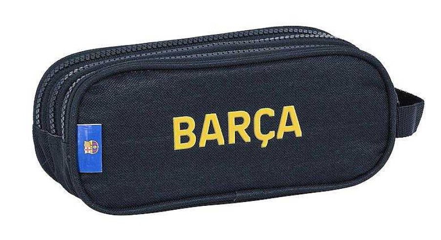 Material Escolar Safta | Estuche Triple F.C. Barcelona Safta