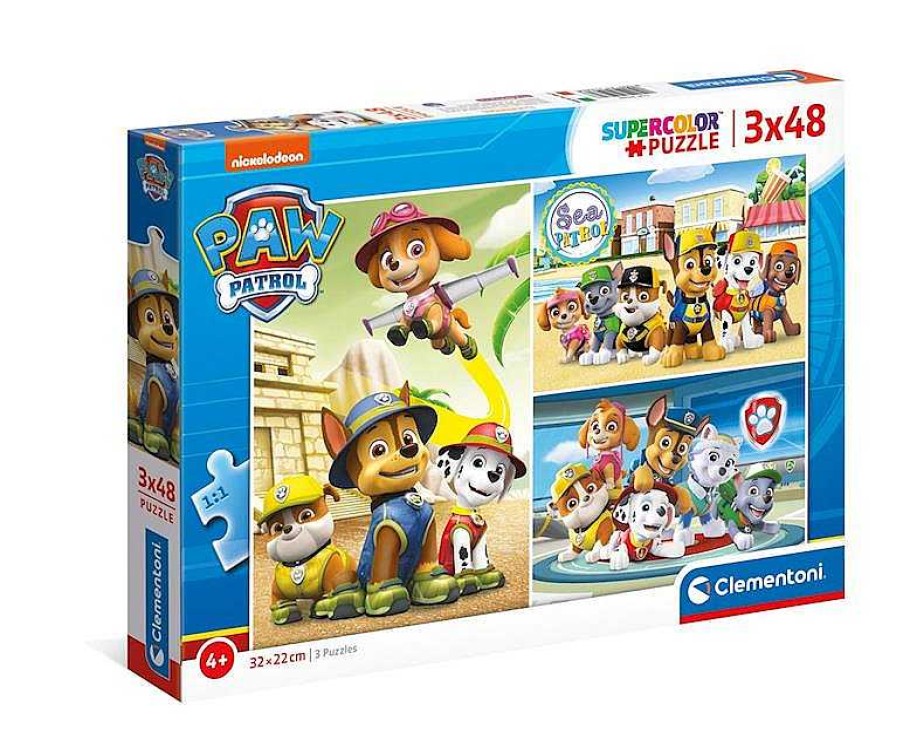 Puzzles Clementoni | Puzzles Paw Patrol 3X48 Piezas