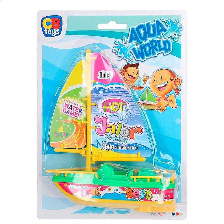 Juguetes Aire Libre Color Baby | Aqua World Barco Velero Electrico