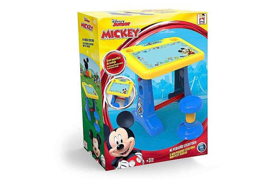 Material Escolar Chicos | Pupitre Mickey Con Taburete Chicos