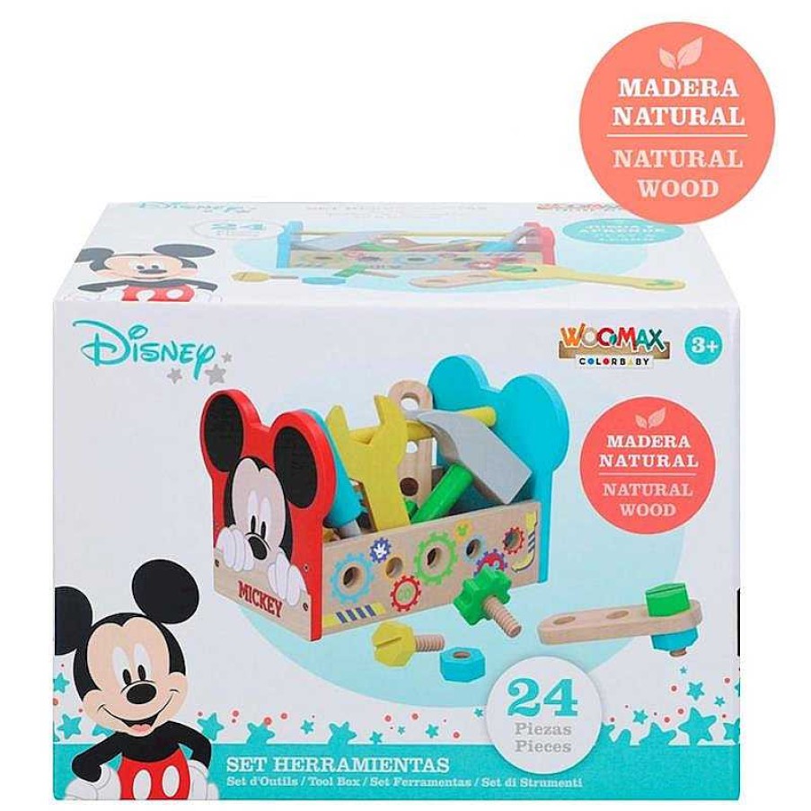 Juguetes Para Beb S Color Baby | Caja Herramientas De Madera Mickey