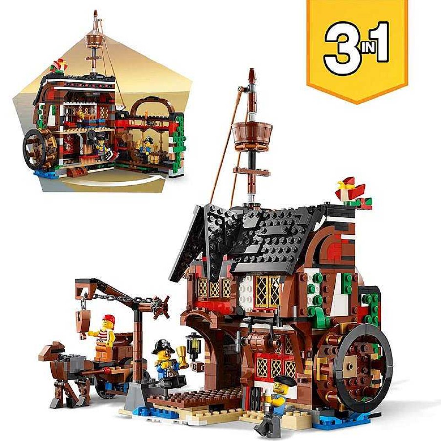 Juegos De Construcci N Lego | Barco Pirata, Isla Calavera O Taberna Lego Creator 3En1