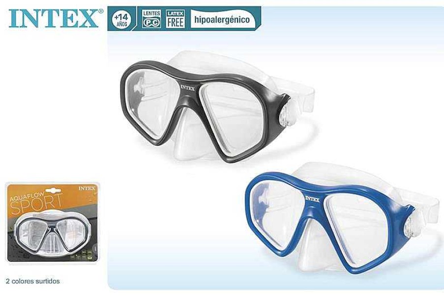 Juguetes Para Piscina Y Accesorios Intex | Gafa Buceo Silicona Reef Rider 2 Colores Surtidos