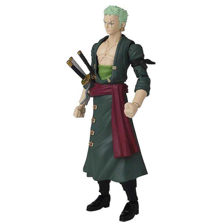 Figuras De Acci N Bandai | Figura Articulada Anime Heroes One Piece Zoro 17 Cm