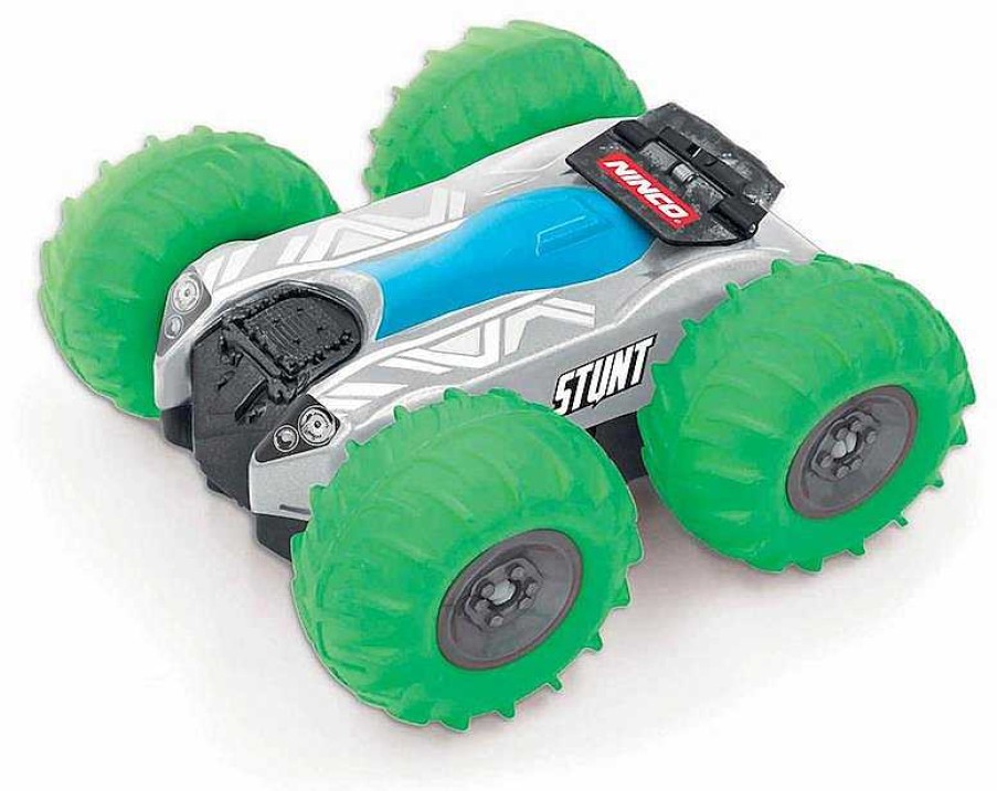 Veh Culos Radio Control Chicos | Coche Radio Control Stunt Verde Reversible Ninco