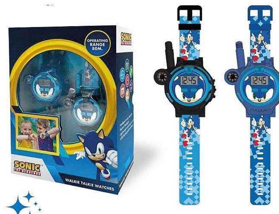 Juguetes Electr Nicos Kids Euroswan | Reloj Walkie Talkie 2 En 1 Sonic