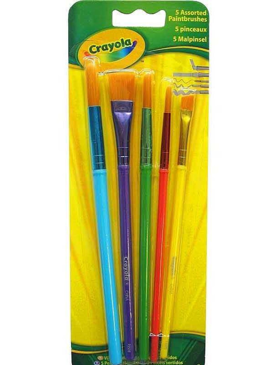 Juegos Del Hogar Crayola | 5 Pinceles Surtidos De Crayola