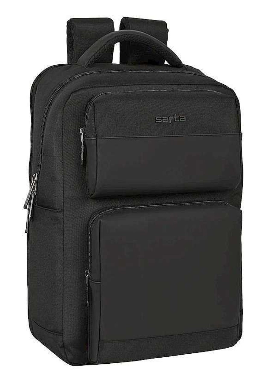 Material Escolar Safta | Mochila Portatil 15,6'' Business Black Safta