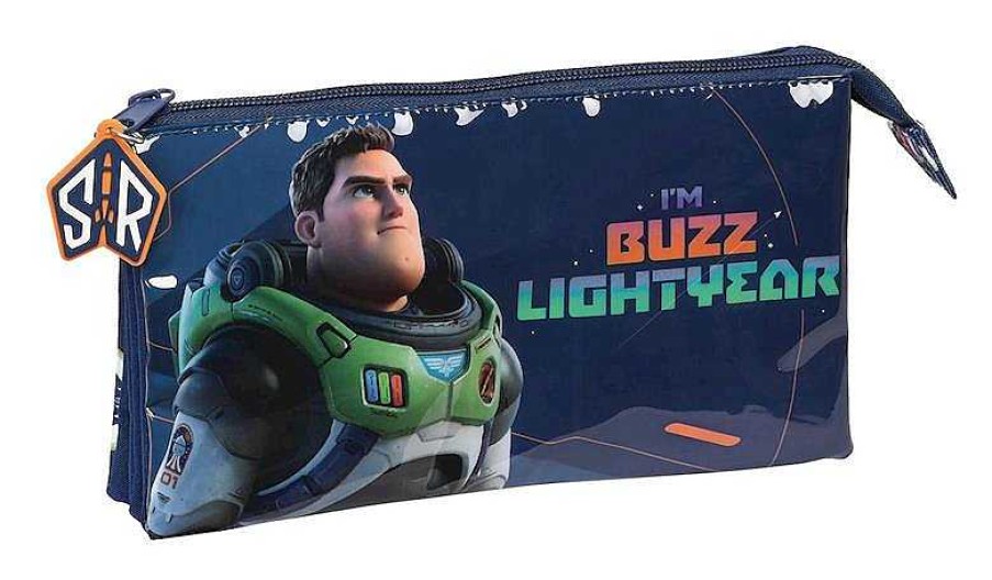 Material Escolar Safta | Estuche Triple Buzz Lightyear Safta