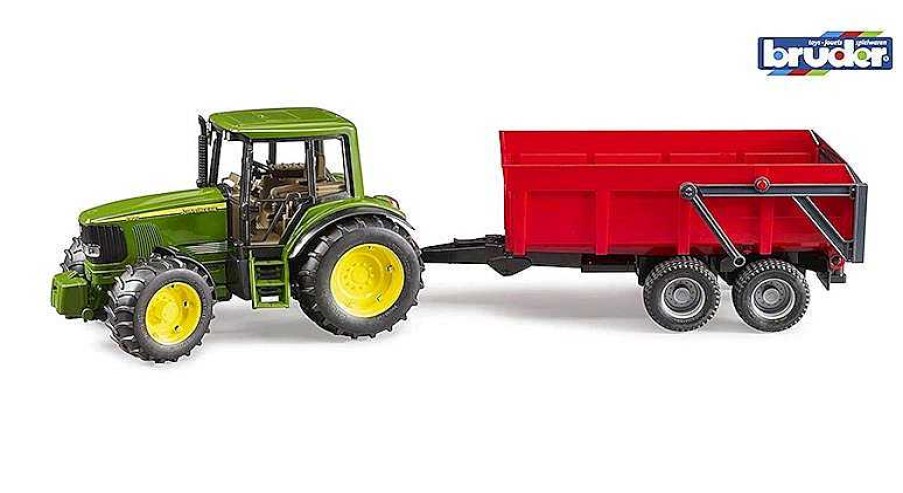 Veh Culos De Juguete Bruder | Tractor John Derre 6920 Con Remolque Volquete Bruder