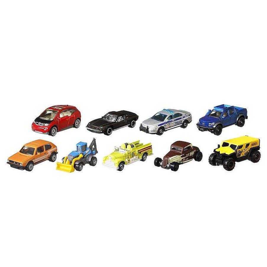 Veh Culos De Juguete Mattel | Matchbox Coches Met Licos Pack De 9