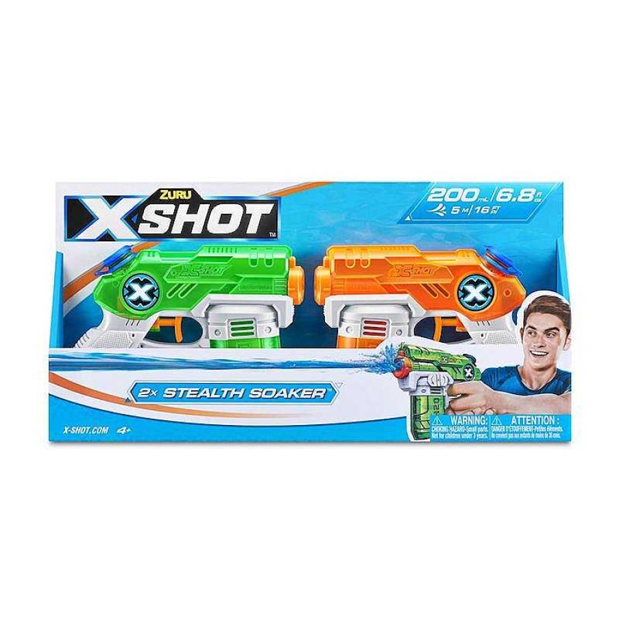 Juguetes Para Piscina Y Accesorios Zuru | Pack 2 Pistolas De Agua X-Shot Warfare