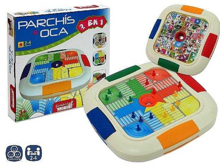 Juegos De Mesa Juinsa | Juego Parch S 4 Y Oca Dado Autom Tico Juinsa