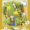 Puzzles Educa Borrás | Puzzle Animales Salvajes Progresivos