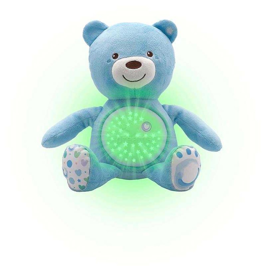 Juguetes Para Beb S Chicco | Peluche Proyector Musical Baby Bear Azul Chicco