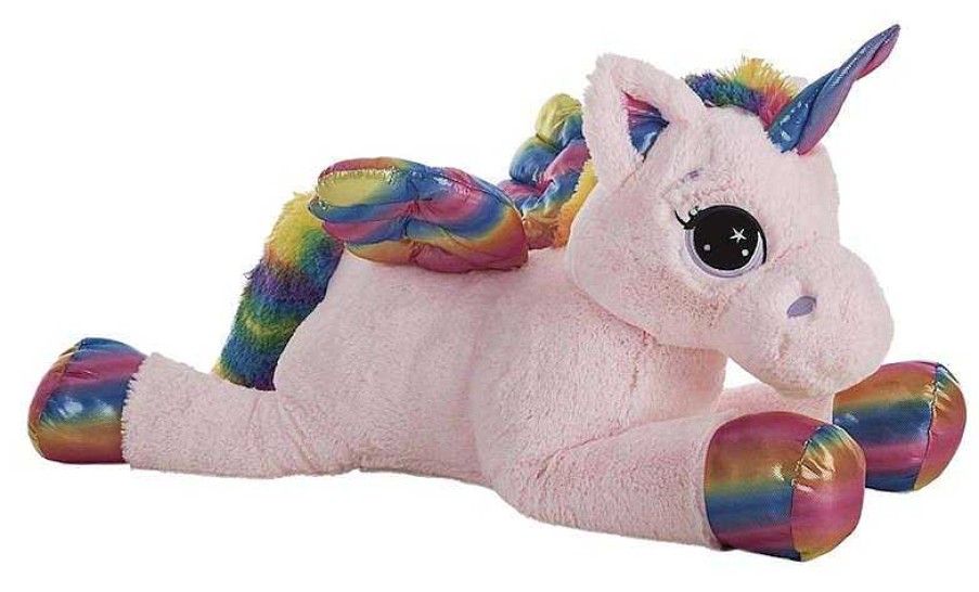 Peluches Creaciones Llopis | Unicornio Rainbow Peluche 76Cm