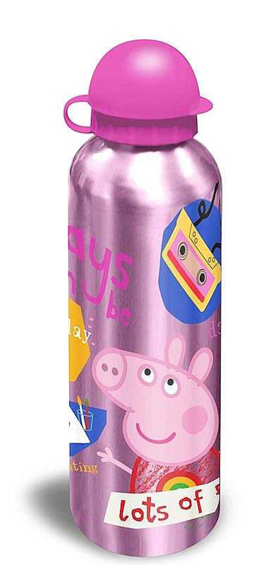 Primera Comuni N Kids Euroswan | Cantimplora Aluminio Peppa Pig 500Ml