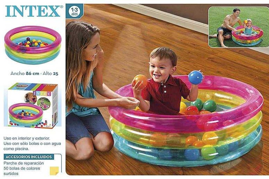 Juguetes Para Piscina Y Accesorios Intex | Hinchable Piscina De Bolas Intex Con 50 Bolas