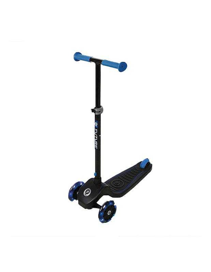 Juguetes Aire Libre Ociotrends | Patinete 3 Ruedas Azul Con Luces