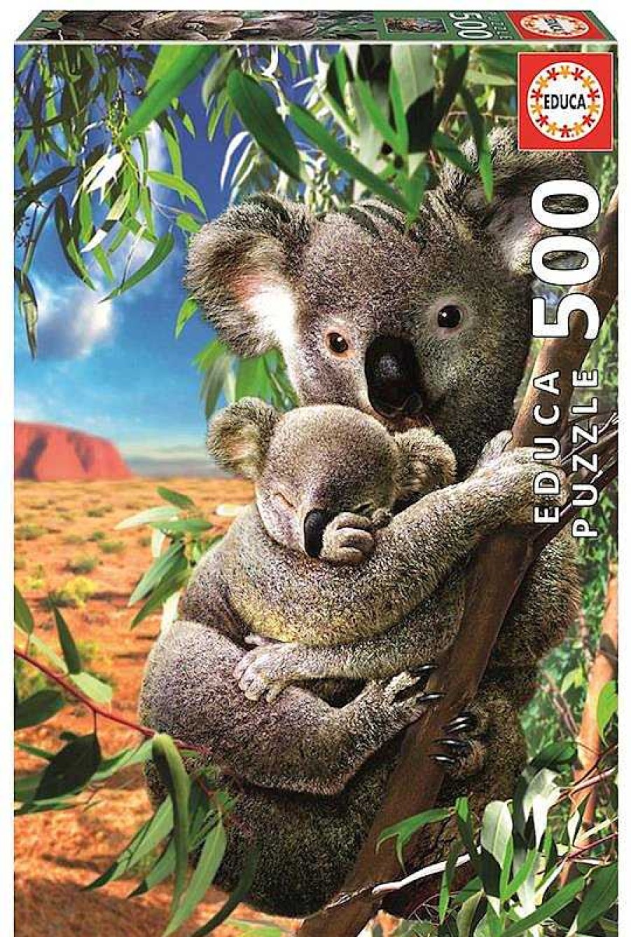 Puzzles Educa Borrás | Puzzle 500 Piezas Koala Con Su Cachorro