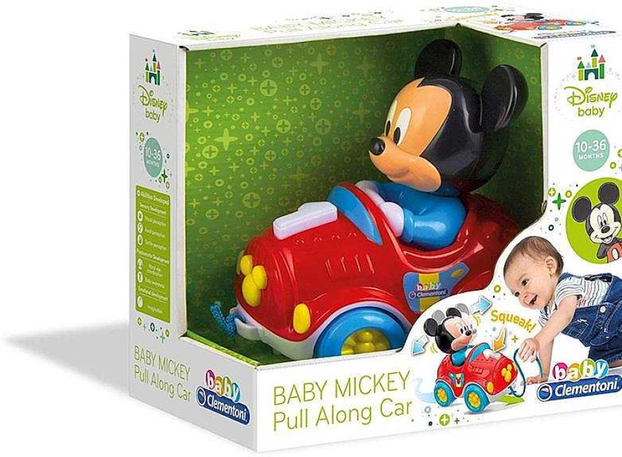 Juguetes Para Beb S Clementoni | Arrastre Coche De Mickey Clementoni