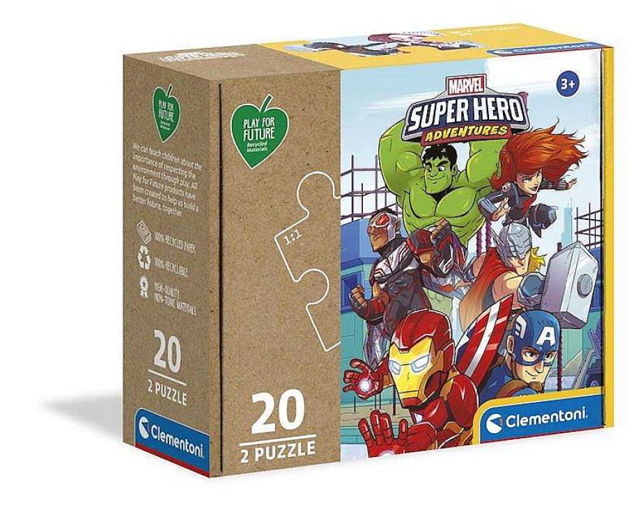 Puzzles Clementoni | Puzzles Marvel Superh Roes 2X20