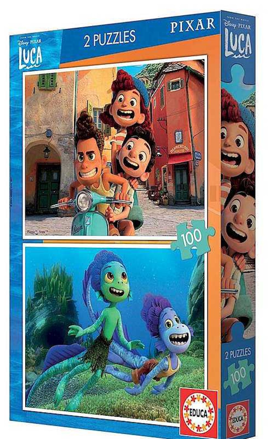 Puzzles Educa Borrás | Puzzle Luca Disney 2X100