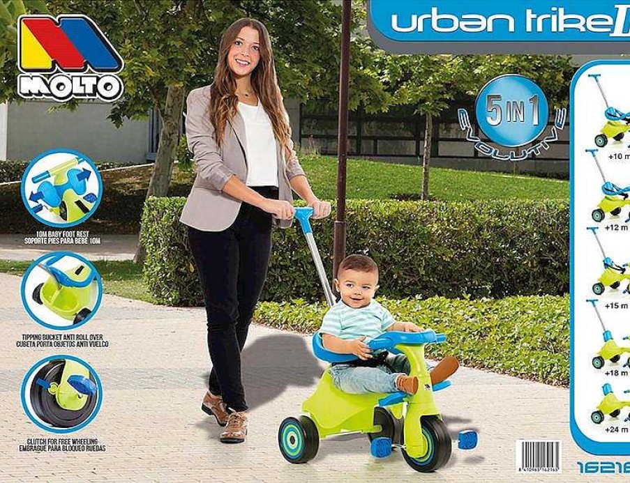 Juguetes Aire Libre Molto | Triciclo Urban Trike City 5 En 1 Molto