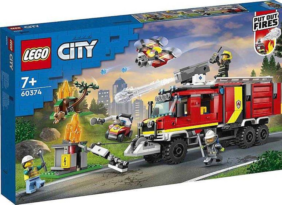 Juegos De Construcci N Lego | Lego City Unidad M Vil De Control De Incendios