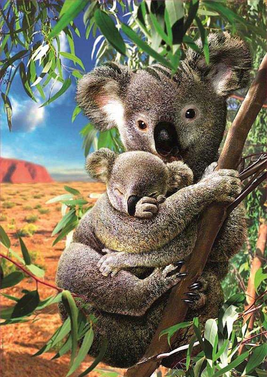 Puzzles Educa Borrás | Puzzle 500 Piezas Koala Con Su Cachorro