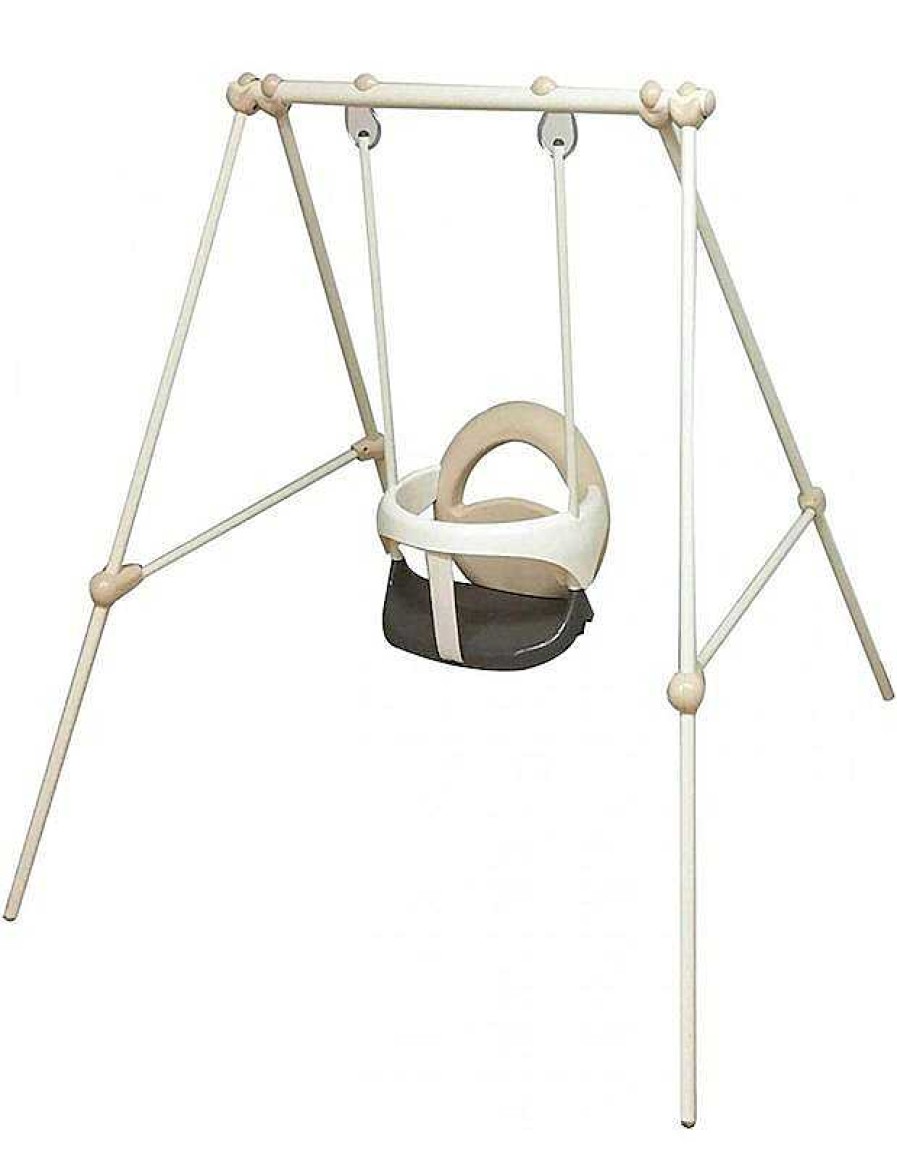 Juguetes Aire Libre Smoby | Columpio Metal Baby Swing Beige