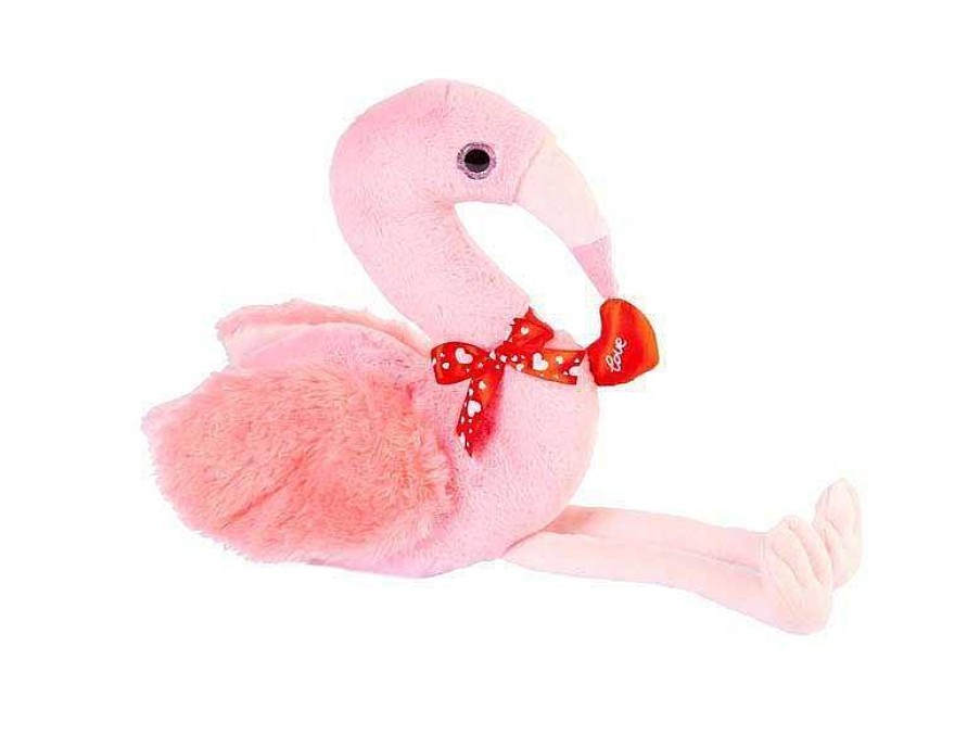 Peluches Beatriz | Peluche De Flamenco Con Lazo De 43 Cm