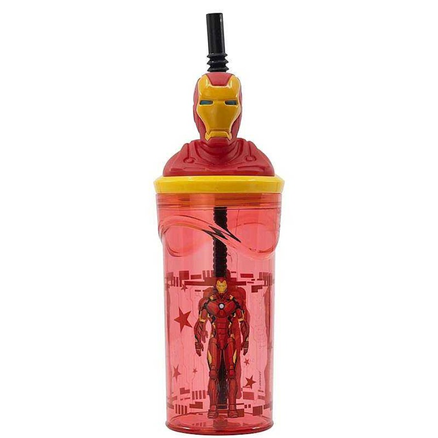 Primera Comuni N Stor | Vaso Figura 3D Iron Man 360 Ml