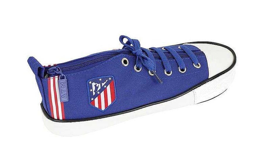 Material Escolar Safta | Estuche Zapatilla Atl Tico Madrid Azul