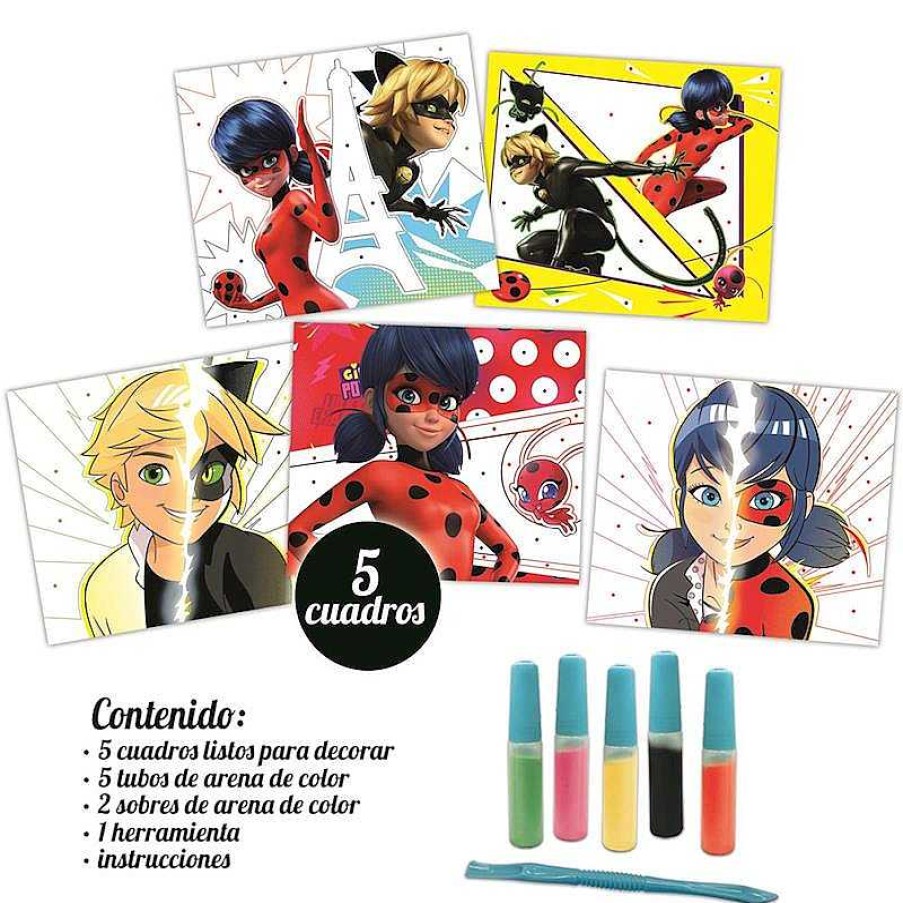 Puzzles Educa Borrás | Juego Cuadros De Arena Ladybug