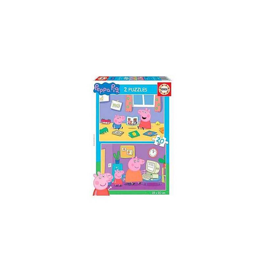 Puzzles Educa Borrás | Puzzle 2X20 Peppa Pig Educa