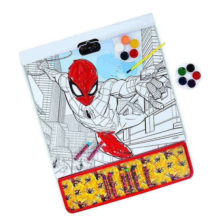 Juegos Del Hogar Cefa | Libro Gigablock Spiderman 4 En 1