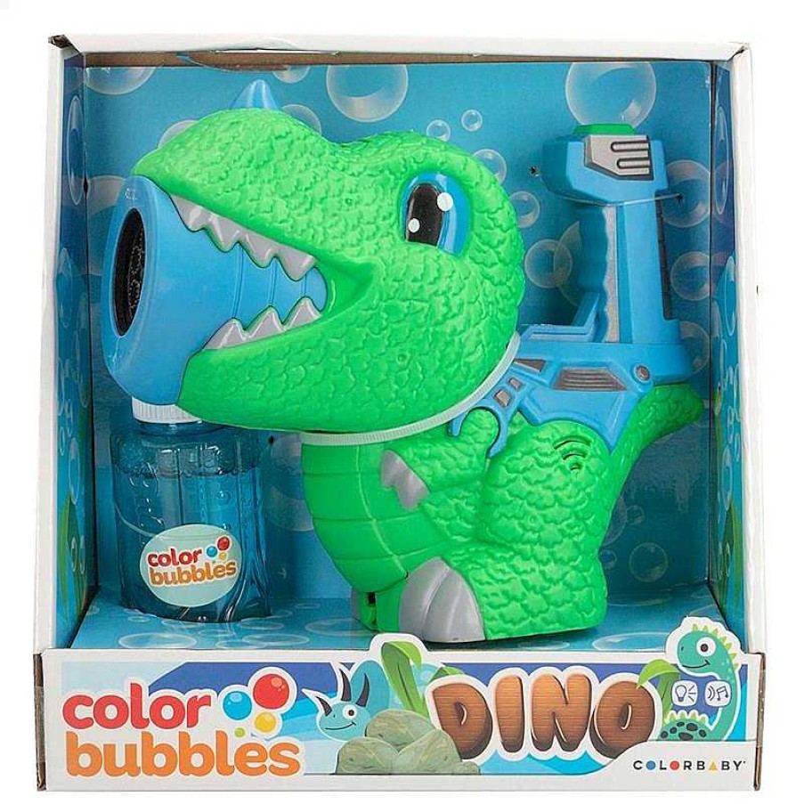 Juguetes Aire Libre Color Baby | Pompero Electrico Dinosaurio Con Recambio