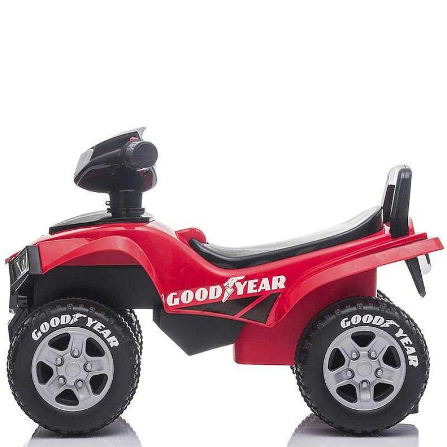 Coches El Ctricos Infantiles Ociotrends | Correpasillos Quad Rojo Ride On