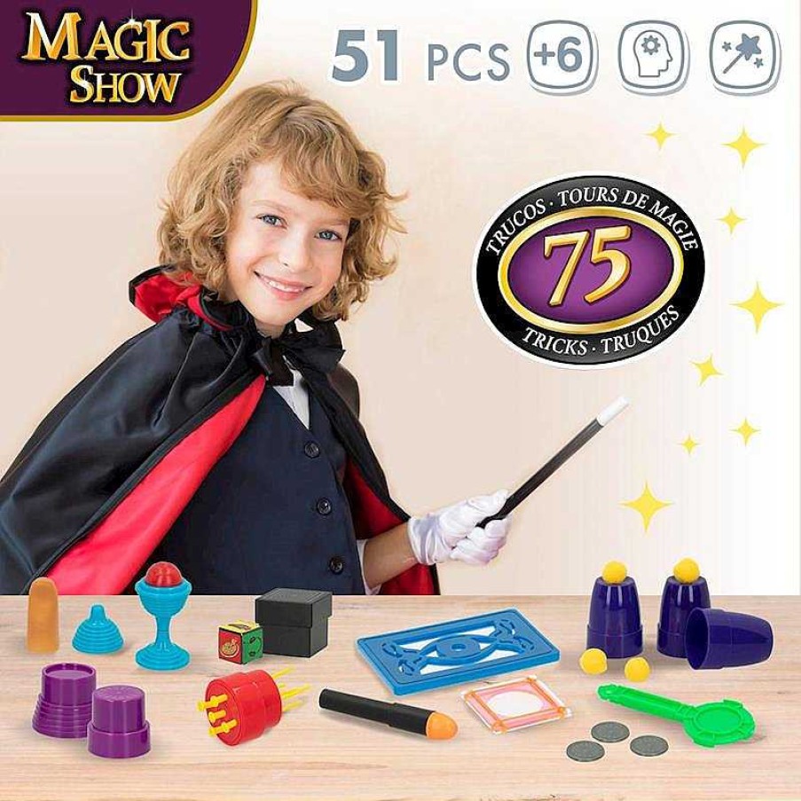 Juegos De Mesa Color Baby | Juego De Magia Magic Show 51 Piezas