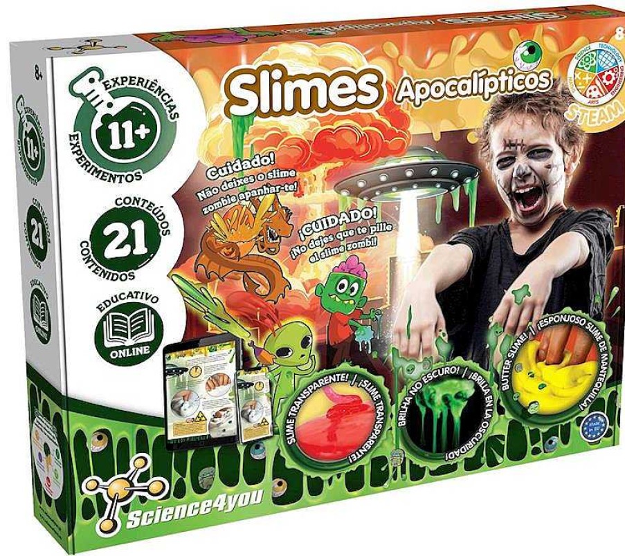 Juguetes Manualidades Infantiles Science 4 You | Slime Esponjoso Juego Apocalisticos