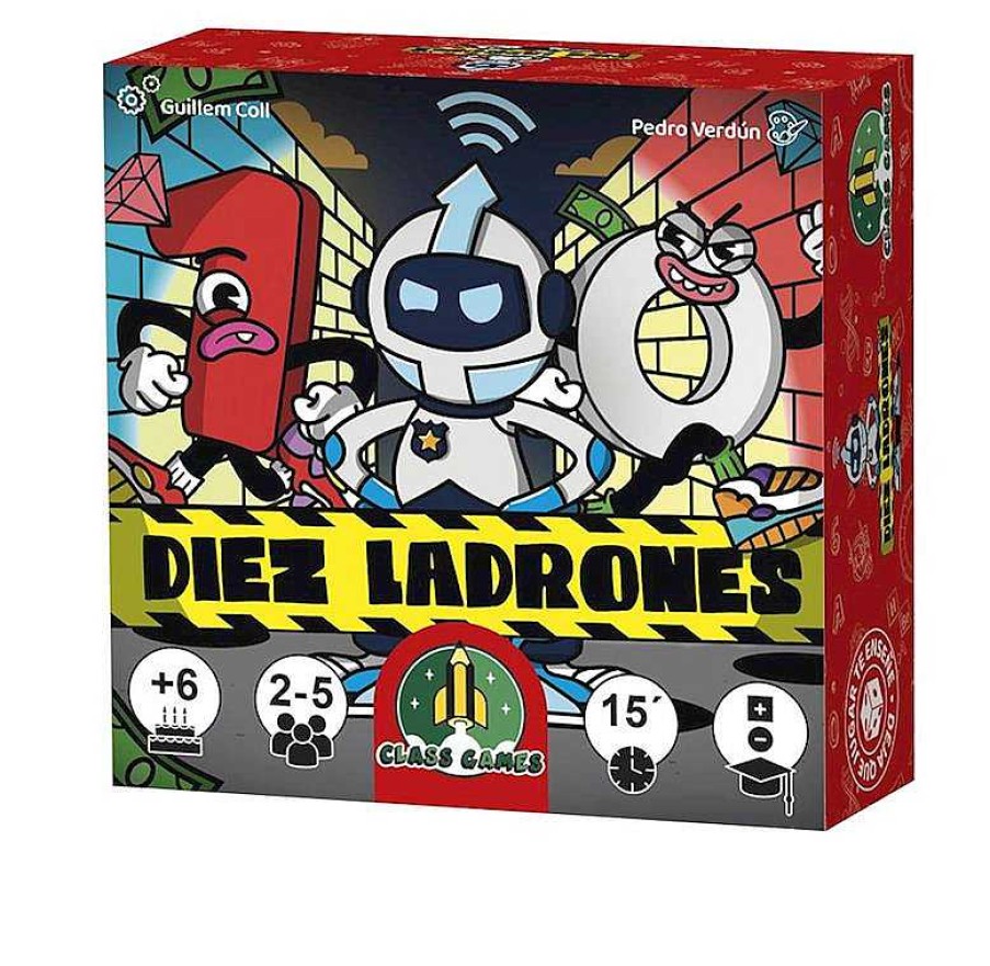 Juegos De Mesa Falomir | Juego Diez Ladrones