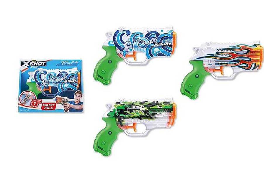 Juguetes Para Piscina Y Accesorios Zuru | Pistola De Agua X-Shot Skins Nano Fast-Fill