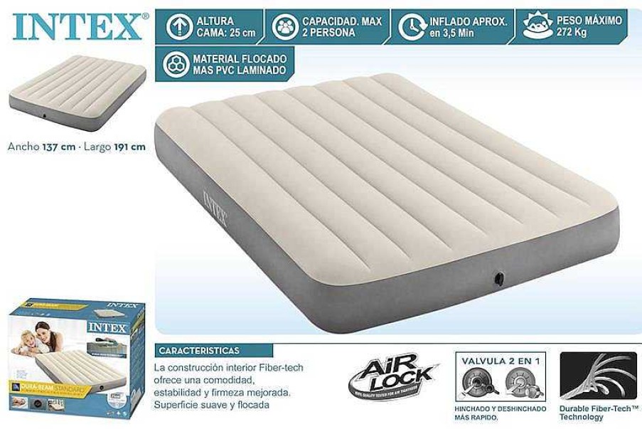 Juguetes Para Piscina Y Accesorios Intex | Colch N Hinchable Beam Standard Intex