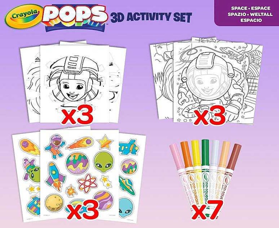 Juegos Del Hogar Crayola | Aventuras Espaciales Crayola Pops 3D